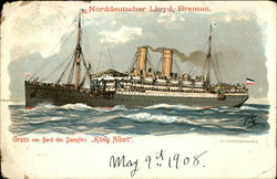 Gruss von Bord des Dampfers "Köning Albert" Gruss von Bord des Dampfers "Köning Albert"