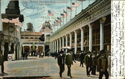 Bowery Entrance, Steeplechase Park Coney Island, NY Postcard Postcard Postcard