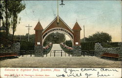 Entrance to Highland Park Entrance to Highland Park
