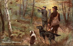 Men with Dogs Shooting Pheasant Men with Dogs Shooting Pheasant