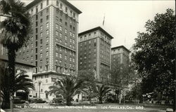 The Biltmore Hotel From Pershing Square The Biltmore Hotel From Pershing Square