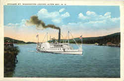 Steamer Mt. Washington Leaving Alton Bay