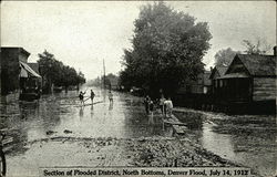 Section of Flooded District, North Bottoms, Denver Flood, July 14, 1912 Section of Flooded District, North Bottoms, Denver Flood, July 14, 1912