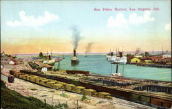 San Pedro Harbor Los Angeles, CA Postcard Postcard Postcard