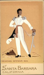 Serigraph Mexican Officer 1822 Serigraph Mexican Officer 1822