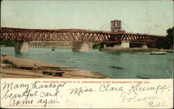 Southern Pacific R. R. Drawbridge Over Sacramento River Southern Pacific R. R. Drawbridge Over Sacramento River