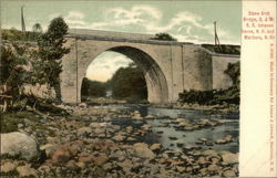 Stone Arch Bridge, B. & M. R. R. Stone Arch Bridge, B. & M. R. R.