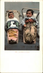 Two Babies in Papooses Two Babies in Papooses
