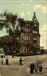 City Hall & Public Library from Montello Street City Hall & Public Library from Montello Street