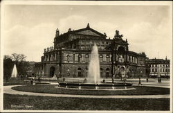 Opera House Dresden, Germany Postcard Postcard