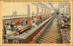The Longest Lunch Counter in the World - F. W. Woolworth Co. The Longest Lunch Counter in the World - F. W. Woolworth Co.