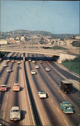 Harbor Freeway looking North toward Sierra Madre Mountains Harbor Freeway looking North toward Sierra Madre Mountains