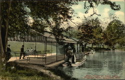 Prospect Park - Boat House on Swan Lake Prospect Park - Boat House on Swan Lake