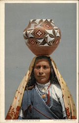 Pueblo Indian with Olla Pueblo Indian with Olla