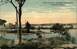 View East from Thousand Island Park View East from Thousand Island Park