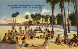 The Spa and Recreation Pier on Tampa Bay. St. Petersburg, Florida. "The Sunshine City" The Spa and Recreation Pier on Tampa Bay. St. Petersburg, Florida. "The Sunshine City"