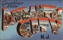 Greetings from Atlantic City, New Jersey Greetings from Atlantic City, New Jersey