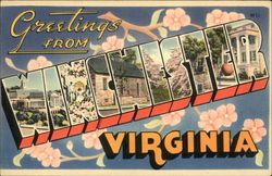Greetings from Winchester, Virginia Greetings from Winchester, Virginia