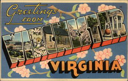Greetings from Winchester, Virginia Greetings from Winchester, Virginia
