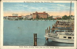 Yacht Basin, showing Yacht Club and New Soreno Hotel Yacht Basin, showing Yacht Club and New Soreno Hotel