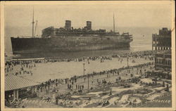 S.S. "Morro Castle" Aground at Asbury Park, NJ S.S. "Morro Castle" Aground at Asbury Park, NJ