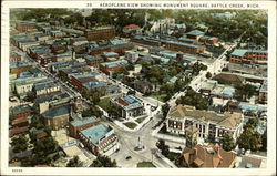 Aeroplane View showing Monument Square Aeroplane View showing Monument Square