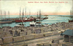 Lumber Wharf at San Pedro Harbor Lumber Wharf at San Pedro Harbor