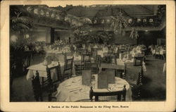 A Section of the Public Restaurant in the Filene Store A Section of the Public Restaurant in the Filene Store