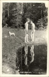 Boys Swimming Naked in Lake Boys Swimming Naked in Lake