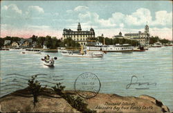 Alexandria Bay from Bonnie Castle Alexandria Bay from Bonnie Castle