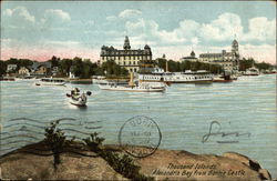 Alexandria Bay from Bonnie Castle Thousand Islands, NY Postcard Postcard Postcard