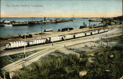 San Pedro Harbor California Postcard Postcard Postcard