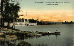 Steamer St. Lawrence in the American Narrows Steamer St. Lawrence in the American Narrows