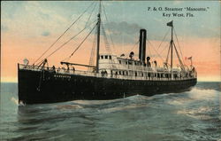 P & O Steamer "Mascotte" on the Water P & O Steamer "Mascotte" on the Water