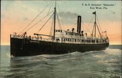 P & O Steamer "Mascotte" on the Water P & O Steamer "Mascotte" on the Water
