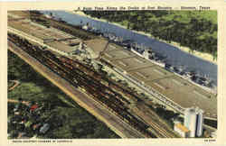 A Busy Time Along The Docks At Port Houston