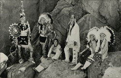 Group in Native American Costume Group in Native American Costume