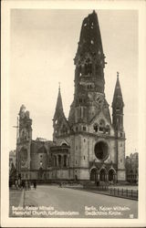 Kaiser Wilhelm Memorial Church, Kurfurstendamm Kaiser Wilhelm Memorial Church, Kurfurstendamm