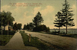 The Drive looking East from Seaside Ave., Fort Trubull Beach The Drive looking East from Seaside Ave., Fort Trubull Beach