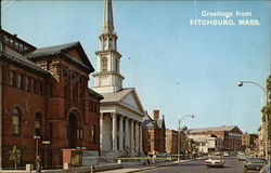 Greetings from Fitchburg, Mass. Greetings from Fitchburg, Mass.