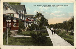 Fifth Avenue, Looking East from First Street North Fifth Avenue, Looking East from First Street North