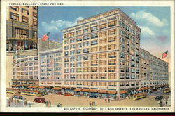 Facade, Bullock's Store for Men Facade, Bullock's Store for Men
