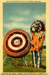 An Exhibition Of Skill By A Cherokee Marksman An Exhibition Of Skill By A Cherokee Marksman