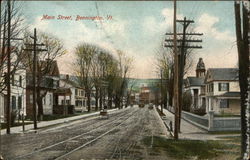 Main Street Bennington, VT Postcard Postcard Postcard