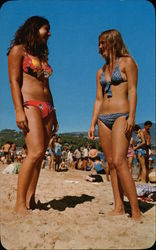 Women in Bikinis on Beach Women in Bikinis on Beach