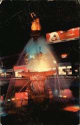 Fountain on Public Square at Night Fountain on Public Square at Night