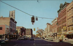 Main Street Business Section Looking North Main Street Business Section Looking North