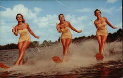 Water Skiing at Beautiful Cypress Gardens Water Skiing at Beautiful Cypress Gardens