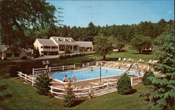 Pool Area and Ledgewood Inn Pool Area and Ledgewood Inn