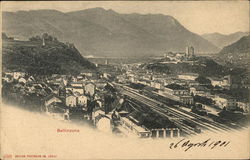 View of Town and Railway Station View of Town and Railway Station